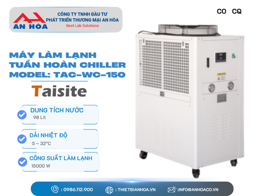 Máy làm lạnh tuần hoàn Chiller 98 lít Model TAC-WC-150 hãng TaisiteLab/Mỹ