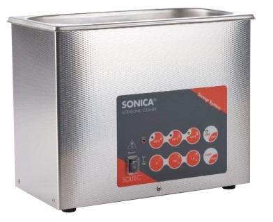 Bể rửa siêu âm 4.5 lít SONICA 2400 ETH S3, Hãng: SOLTEC/Ý