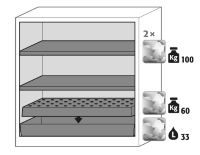 Tủ bảo quản hoá chất độc, model: CS.110.105.WDFW, Hãng: ASECOS - Đức