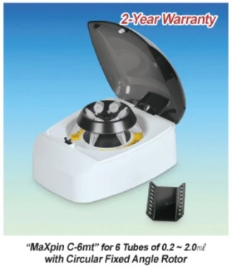 Máy ly tâm mini, Model: MaXpin C-6mt, Hãng: DAIHAN Scientific/Hàn Quốc