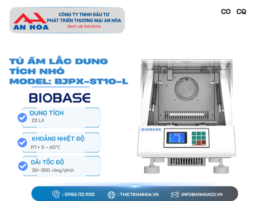 Tủ ấm lắc dung tích nhỏ 22~110 lít hãng: Biobase/Trung Quốc