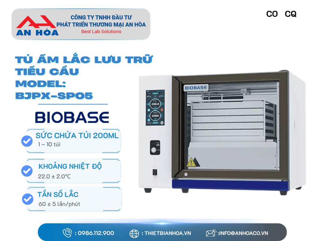Tủ ấm lắc lưu trữ tiểu cầu hãng: Biobase/Trung Quốc