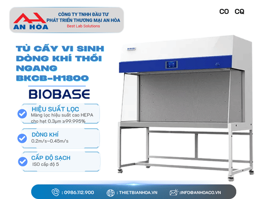 Tủ cấy vi sinh dòng khí thổi ngang, model BKCB-H1500, BKCB-H1800, Hãng Biobase/Trung Quốc