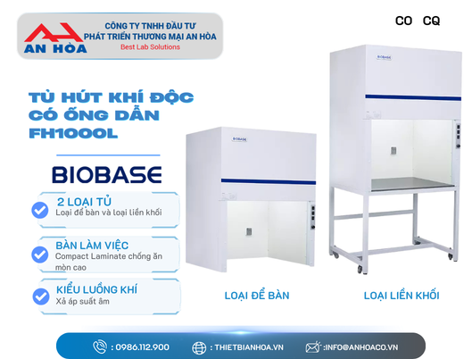 Tủ hút khí độc có ống dẫn FH(L) hãng: Biobase/Trung Quốc