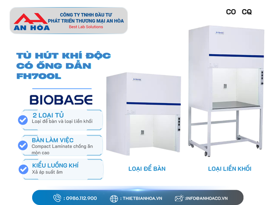 Tủ hút khí độc có ống dẫn FH(L) hãng: Biobase/Trung Quốc
