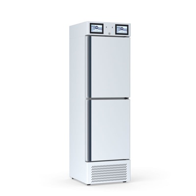 Tủ lạnh bảo quản 2 khoang nhiệt độc lập LCRF 370 W ADVANCED Evermed