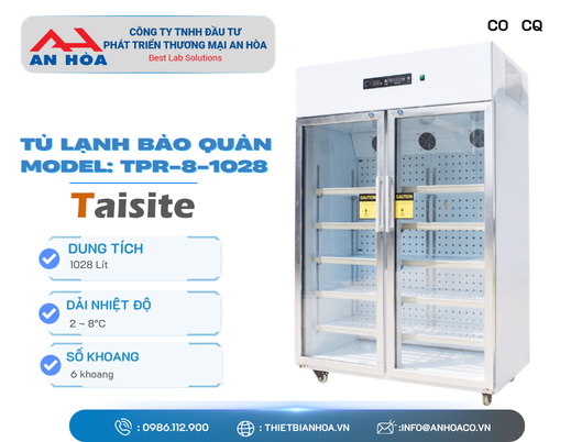 Tủ lạnh bảo quản 1028 Lít Model TPR-8-1028 hãng Taisitelab/Mỹ