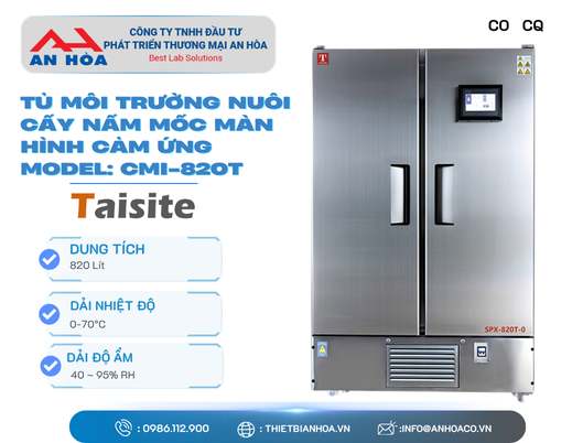 Tủ môi trường màn hình cảm ứng dòng CMI-T 530, 820, 1000, 1260, 1500 lít hãng Taisitelab/Mỹ