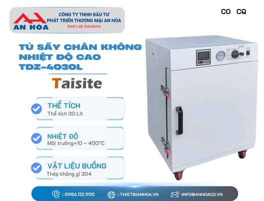 Tủ sấy chân không nhiệt độ cao Model TDZ-4030L Hãng TaisiteLab