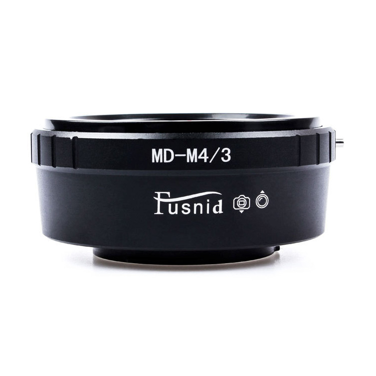 Adattatore Hersmay MD-M4/3 – Monta Obiettivi Minolta MD/MC Su Fotocamere Micro Quattro Terzi (MFT), Anello In Metallo Con Messa A Fuoco Infinita
