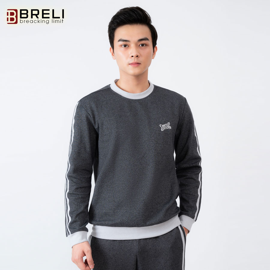 Áo nỉ thể thao nam Breli - BAN2250-DGR