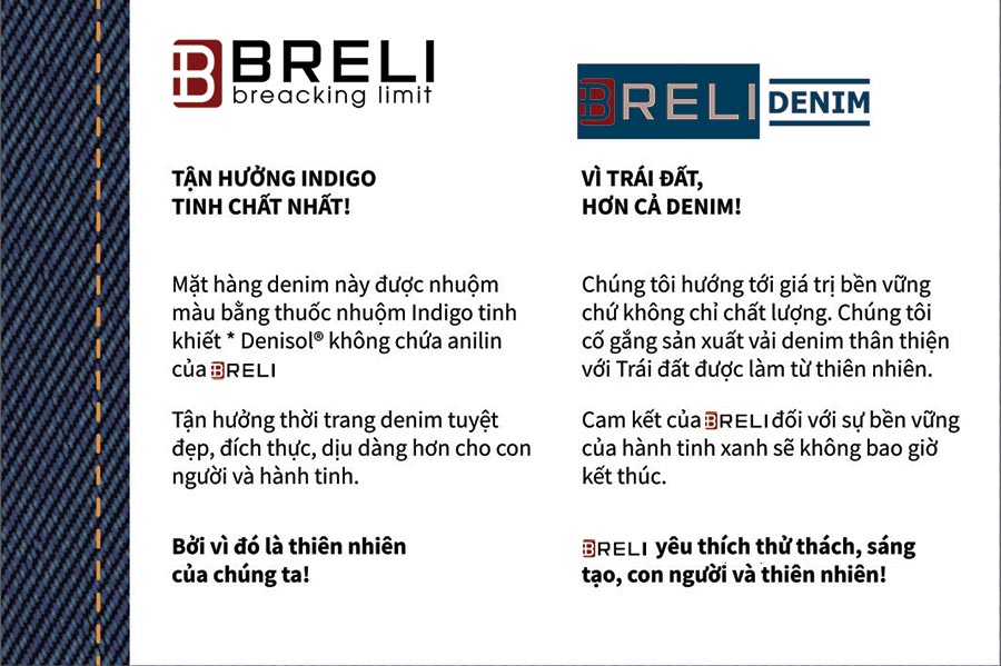 Quần Jean nam Breli - BJS2252-LI