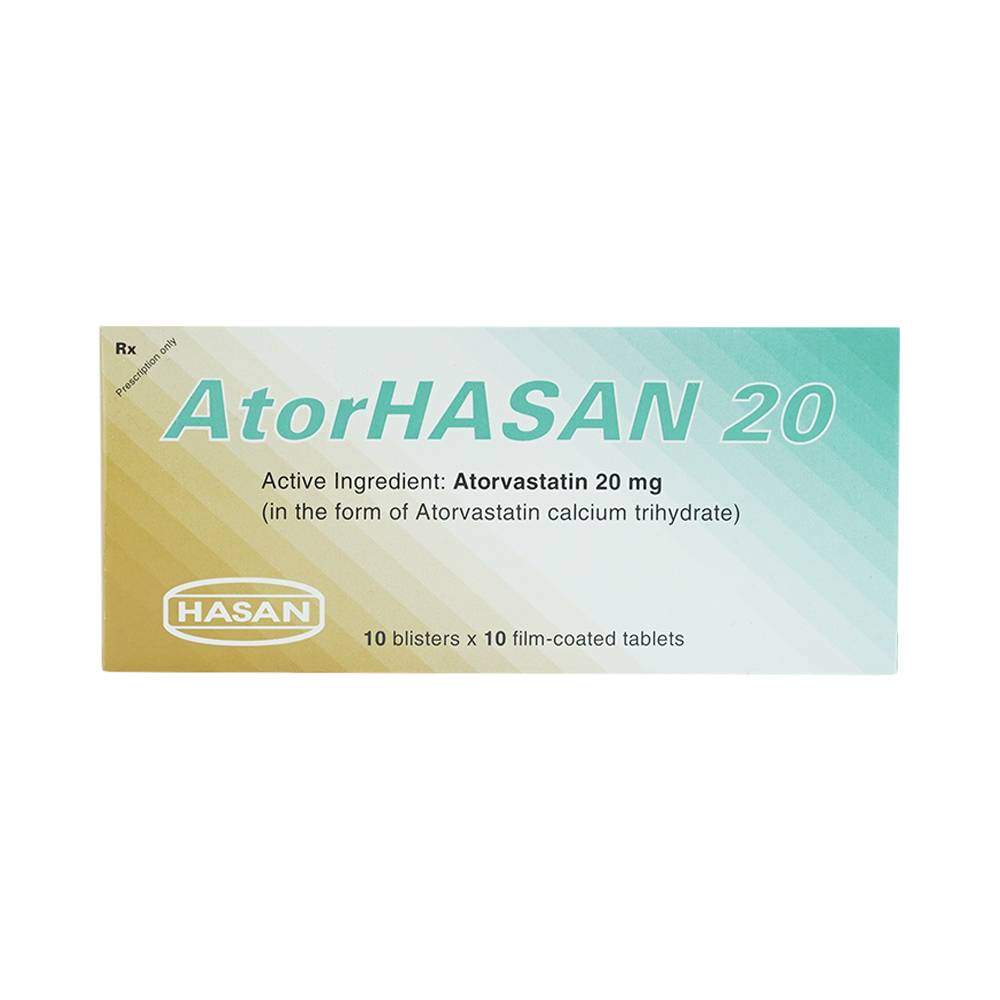 Atorhasan 20mg (100 viên)