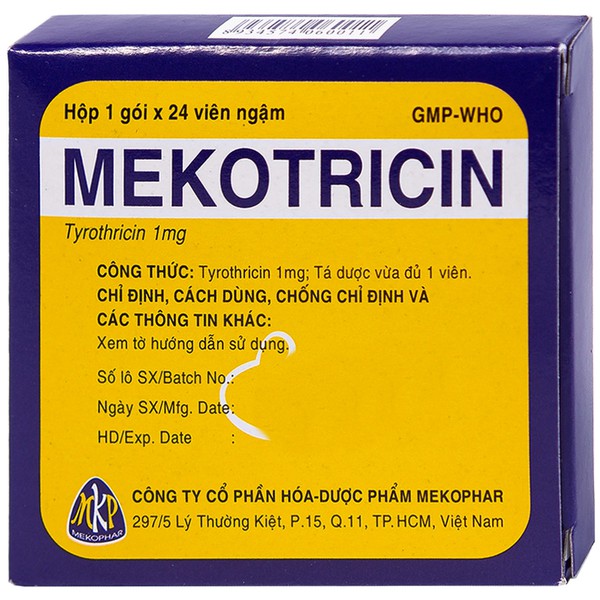 Viên Ngậm Mekotricin 1mg