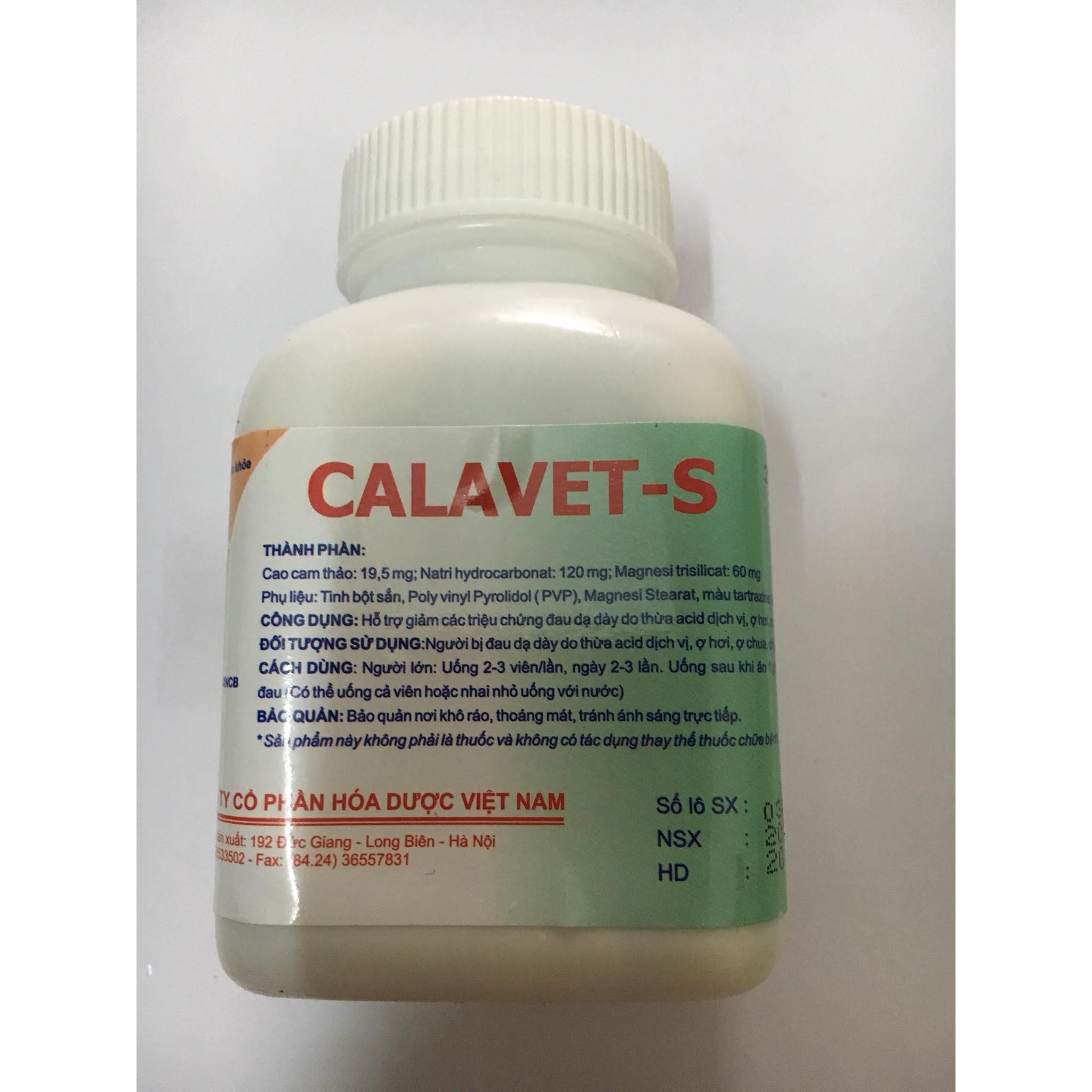 Calavet - S (lọ 350 viên)