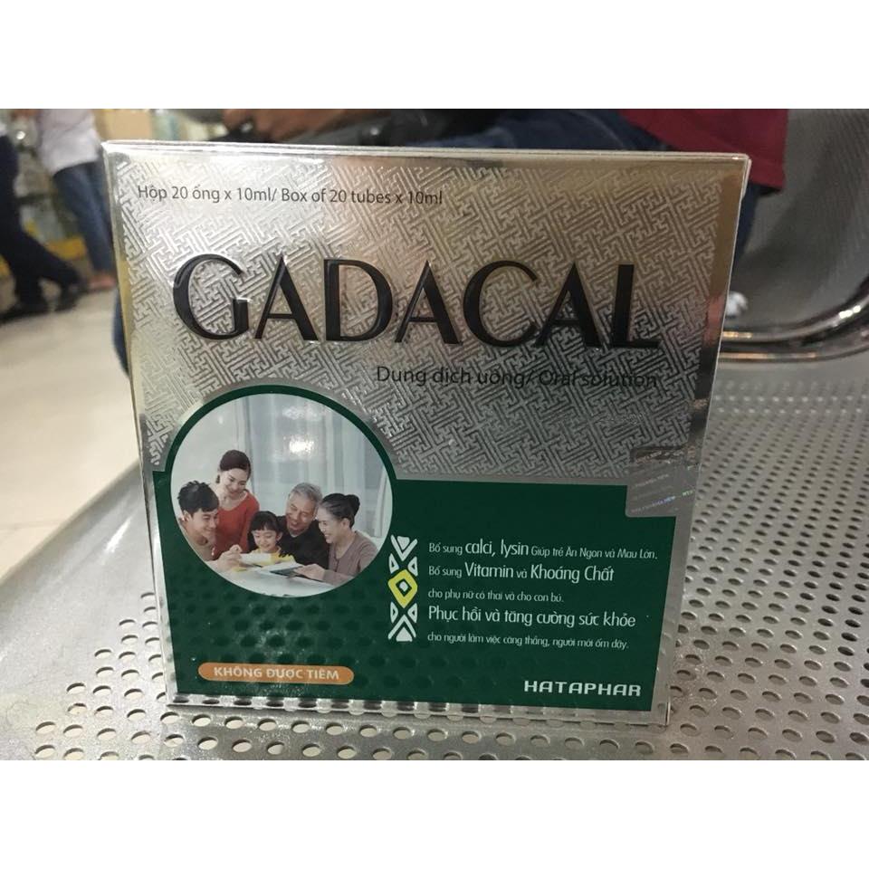 Gadacal (Hộp 20 ống)