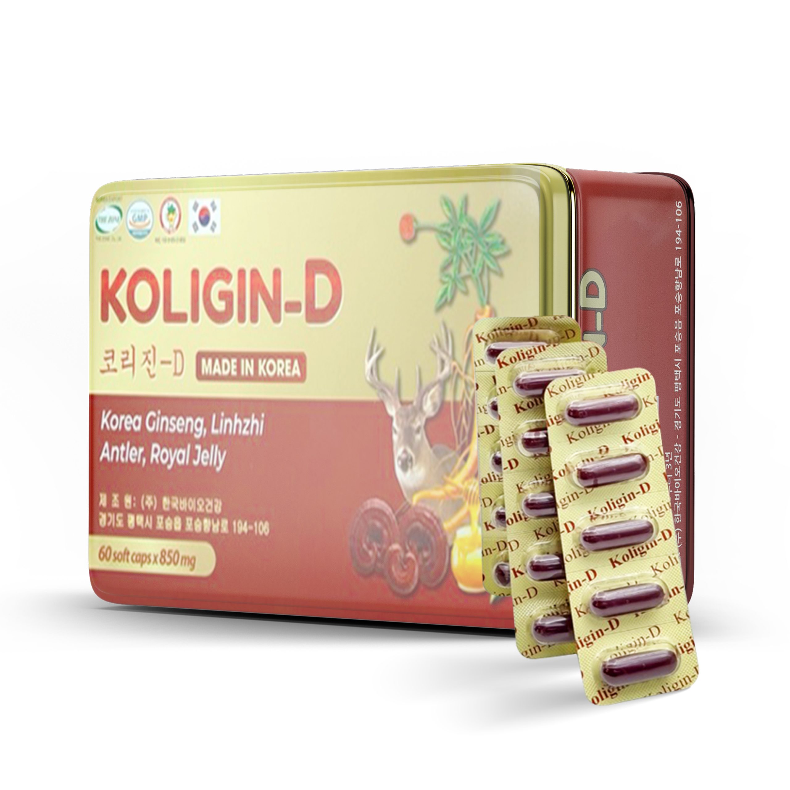 Koligin D 870mg