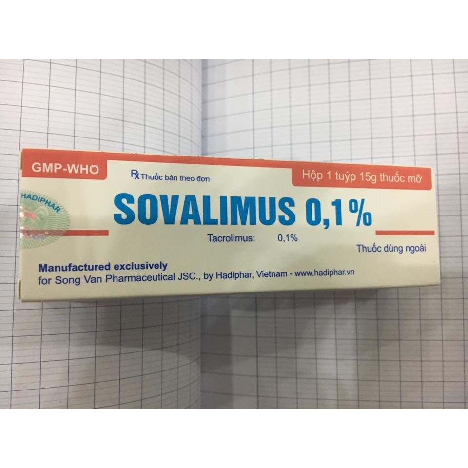 Sovalimus 0.1% 15g