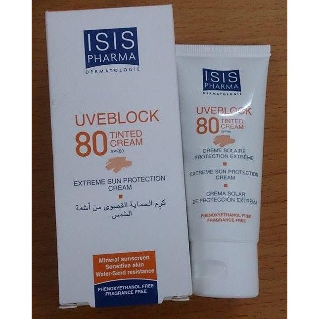 Uveblock light tinted SPF 80