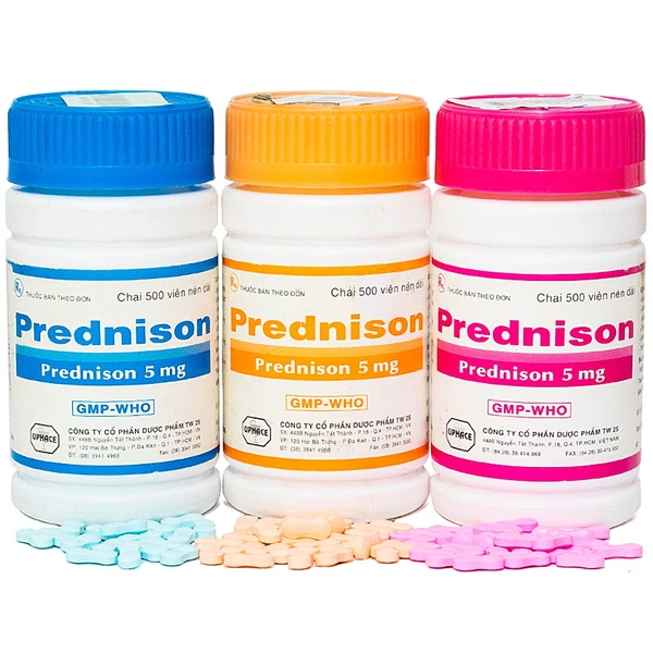 Prednison 5mg (500 viên)