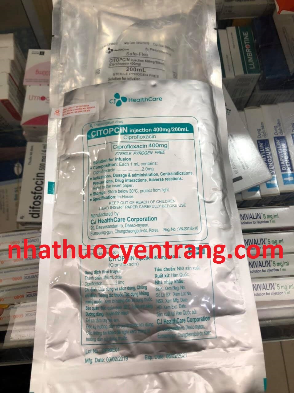 Citopcin 400mg/200ml