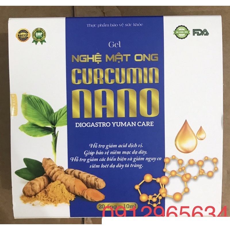 Gel NGHỆ MẬT ONG CURCUMIN NANO