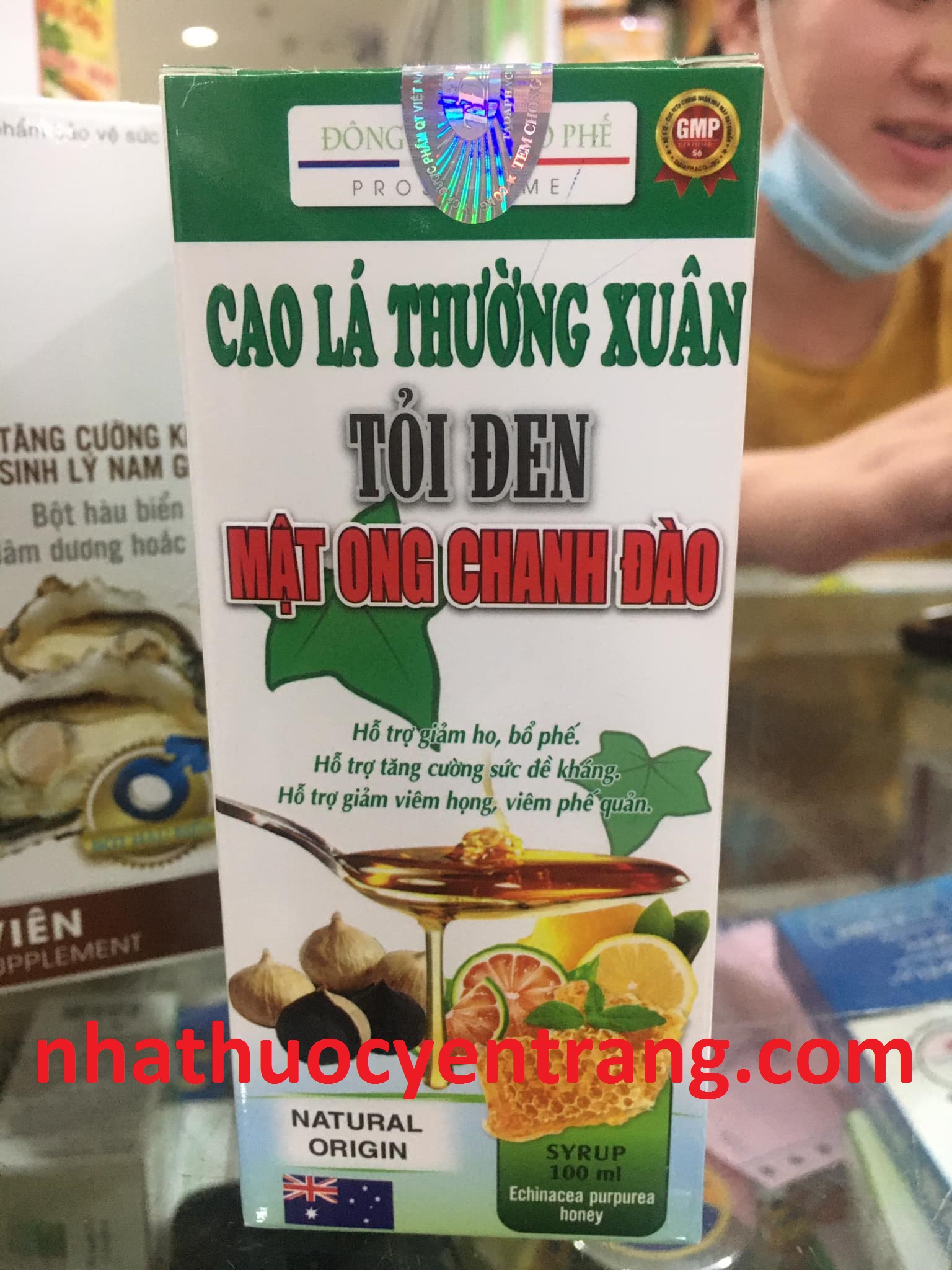 Cao lá Thường xuân Tỏi đen Mật ong