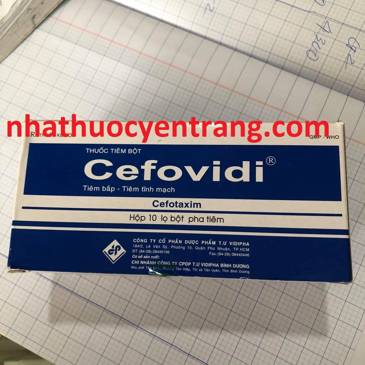 Cefovidi 1g