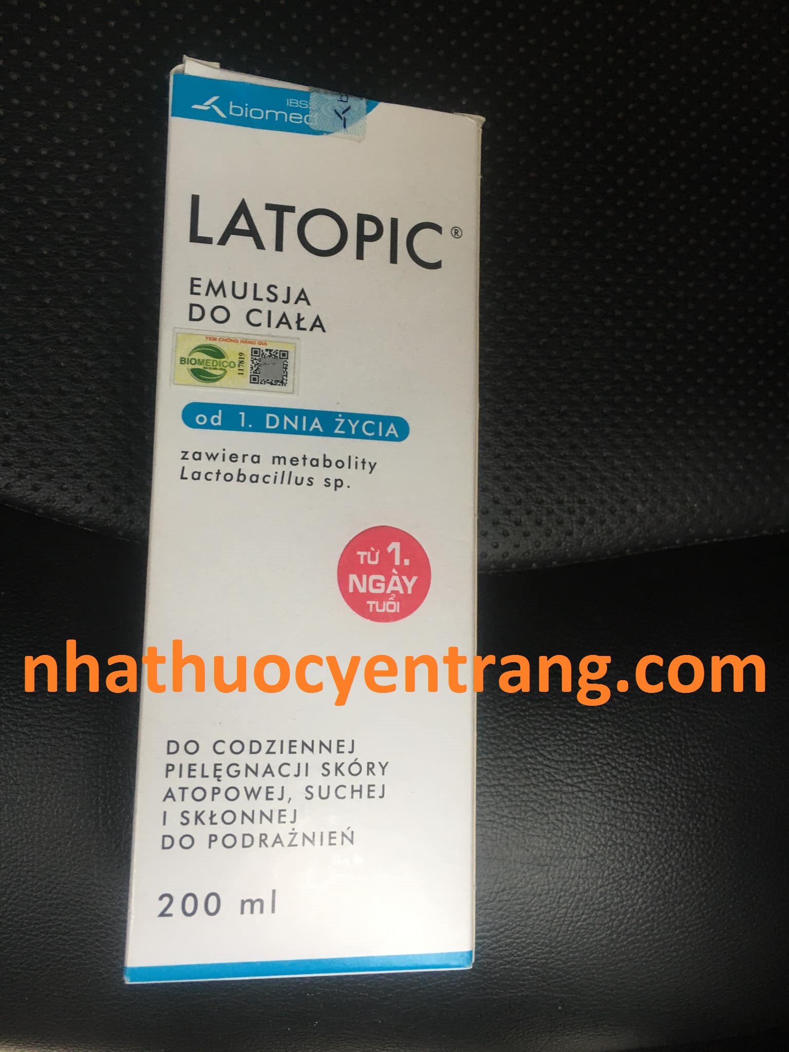 Sữa dưỡng thể Latopic® Body Emulsion 200ml