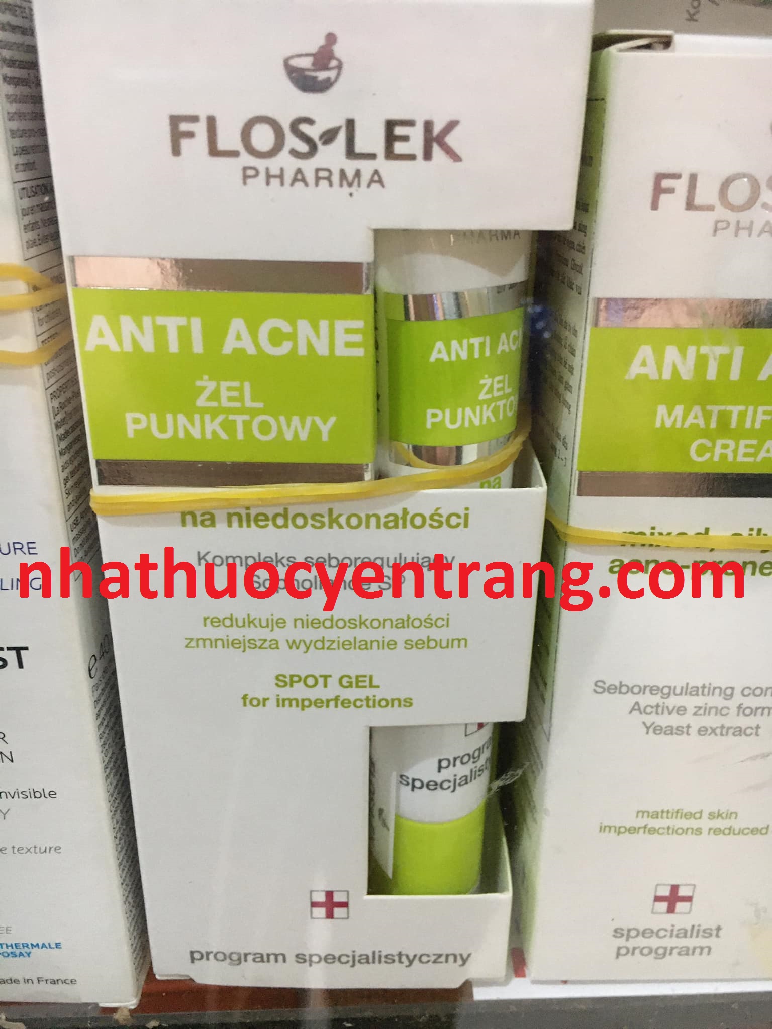 Flos Lek Anti Acne Antibacterial Intense Gel 20ml