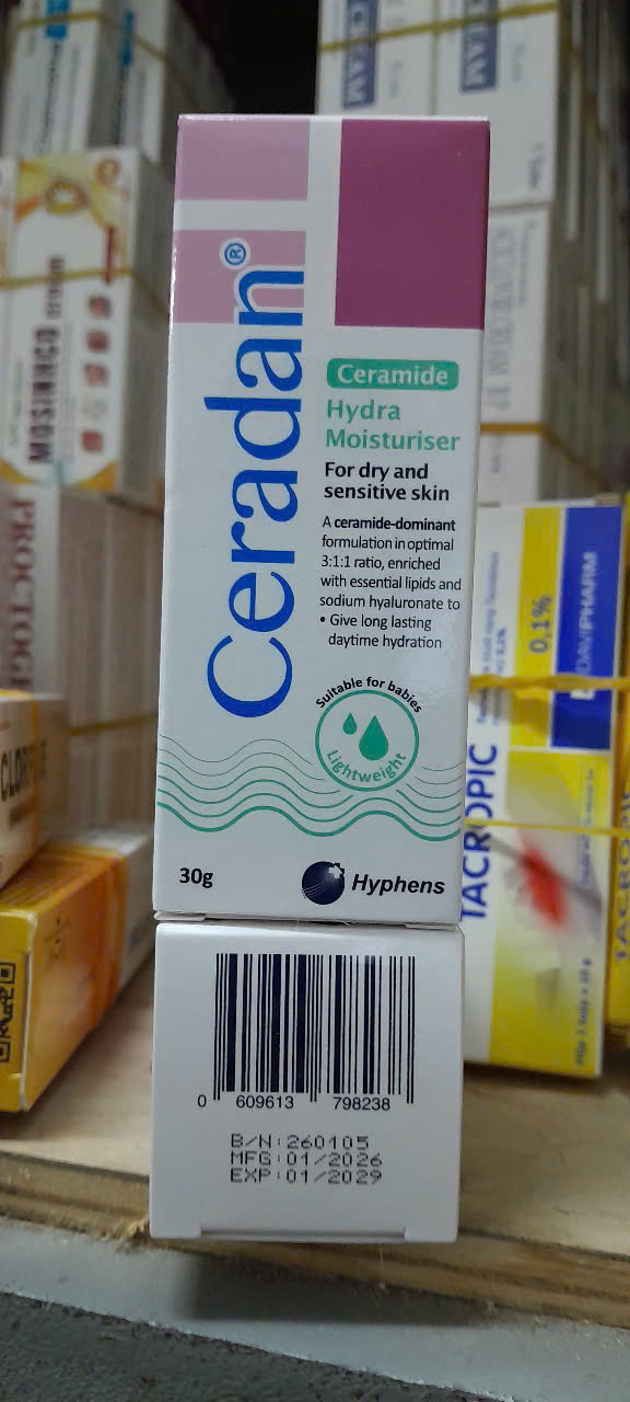 Kem dưỡng ẩm Ceradan Ceramide Hydra Moisturiser 30g