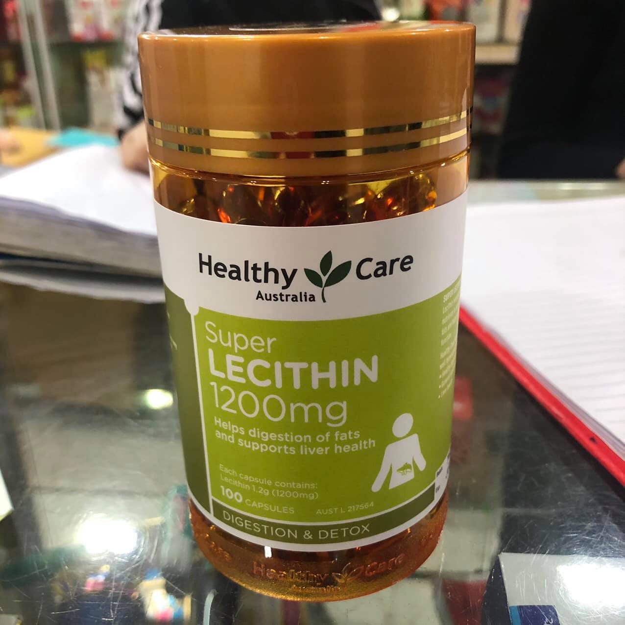 Mầm Đậu Nành Lecithin Healthy Care 1200mg 100 Viên