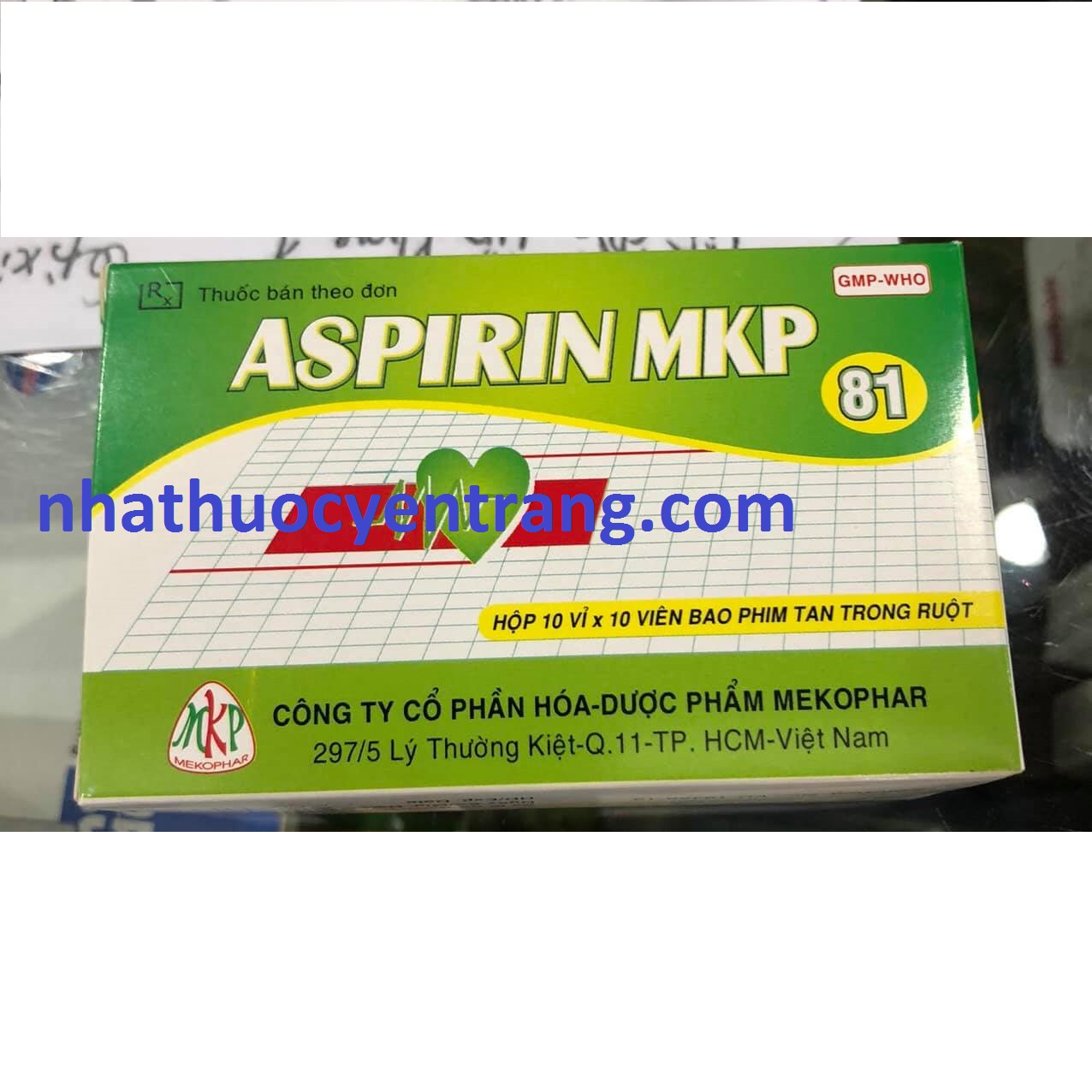 Aspirin 81mg Mekophar