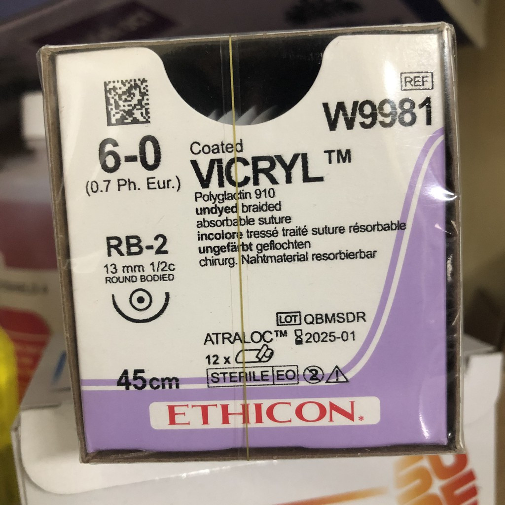 Chỉ Vicryl 6.0