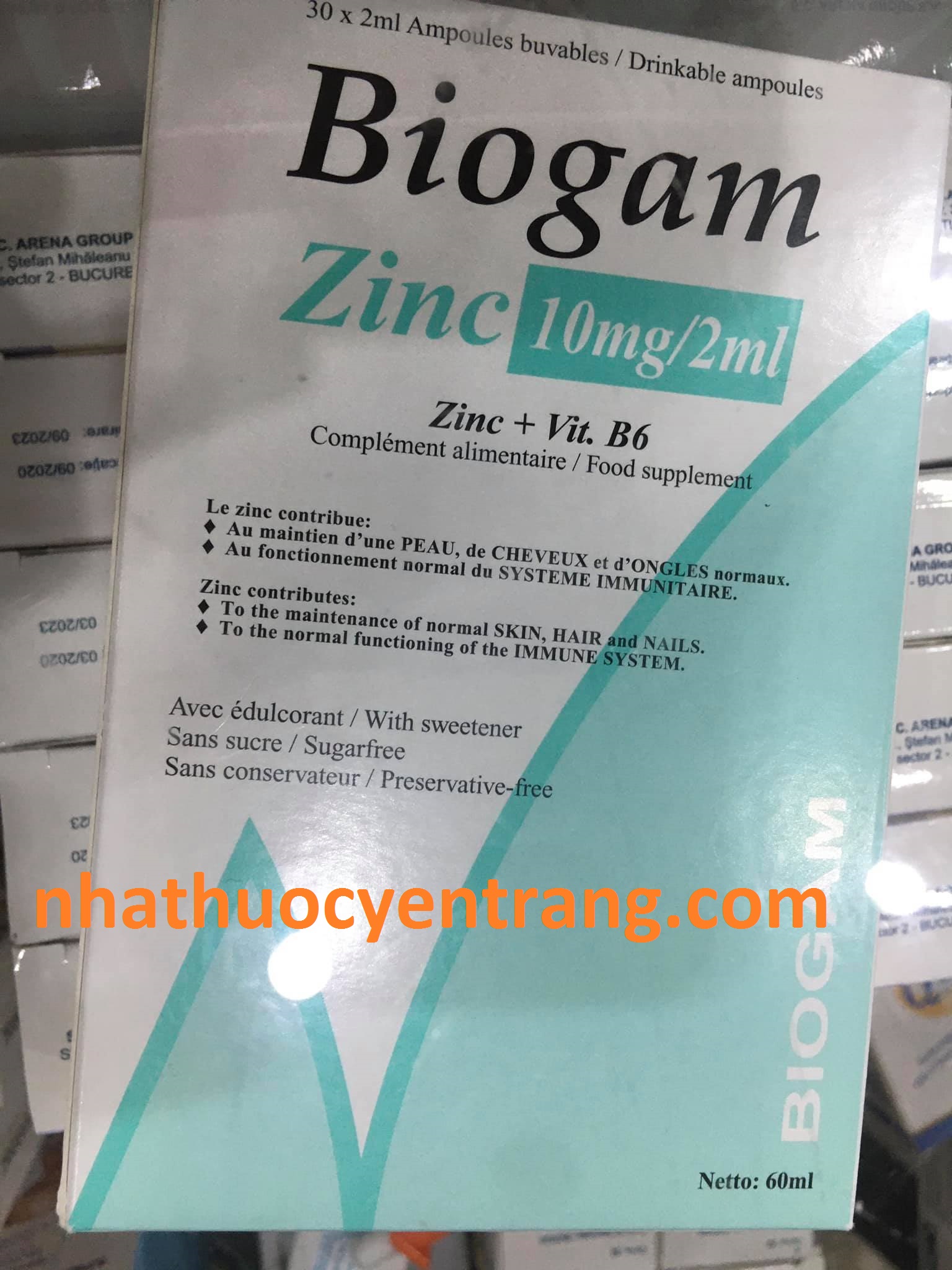 Biogam Zinc 10mg/2ml