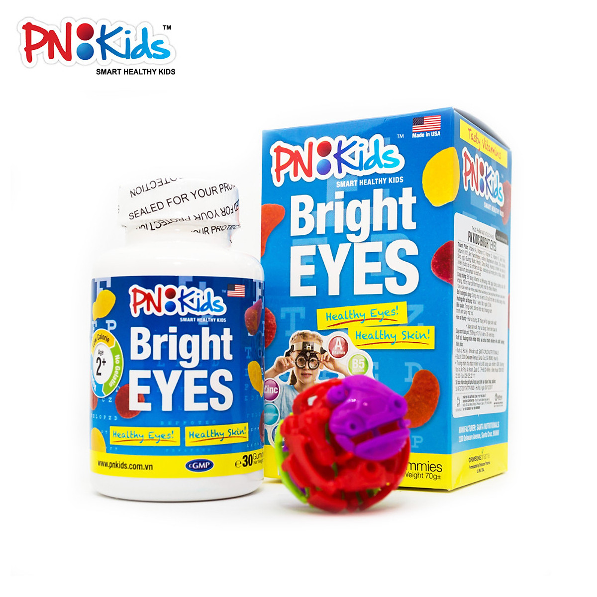 Kẹo gummies PN Kids Bright Eyes (30 viên)