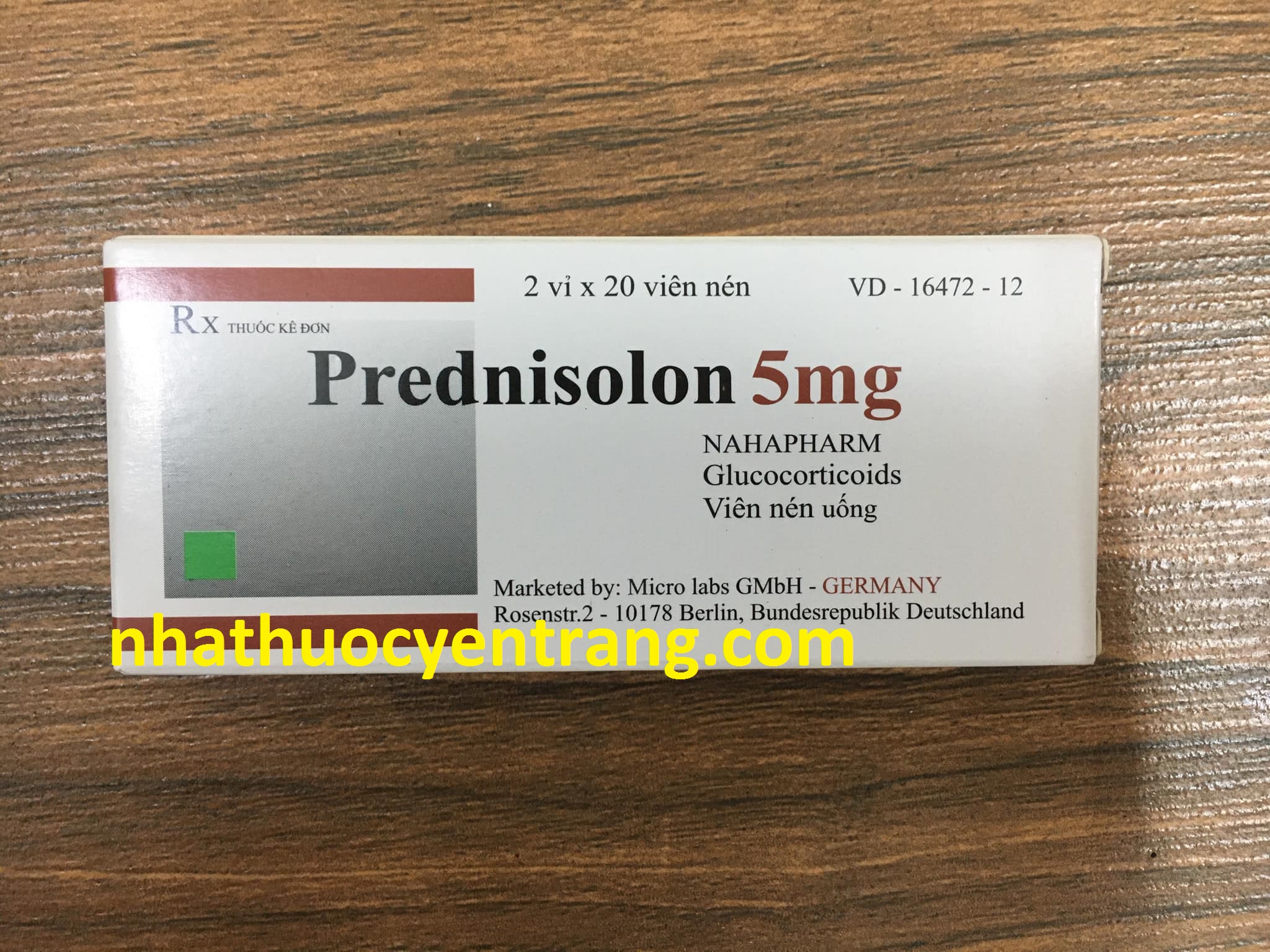 Prednisolon 5mg Nam Hà