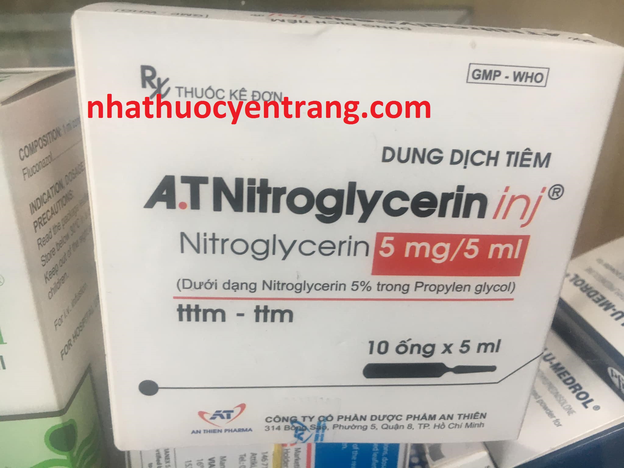 A.T Nitroglycerin 5mg/5ml