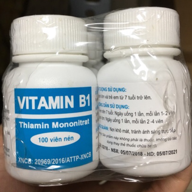 Vitamin B1 (lọ 100 viên)