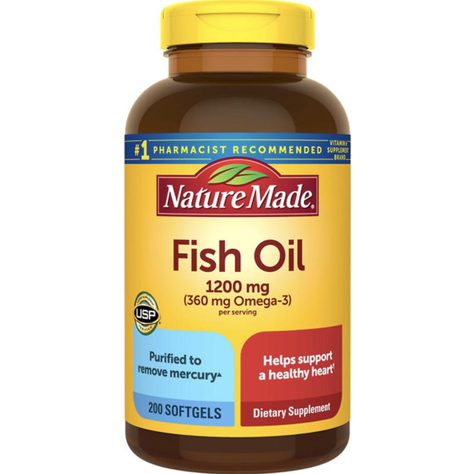 Fish Oil Nature Made 1200mg 200 viên