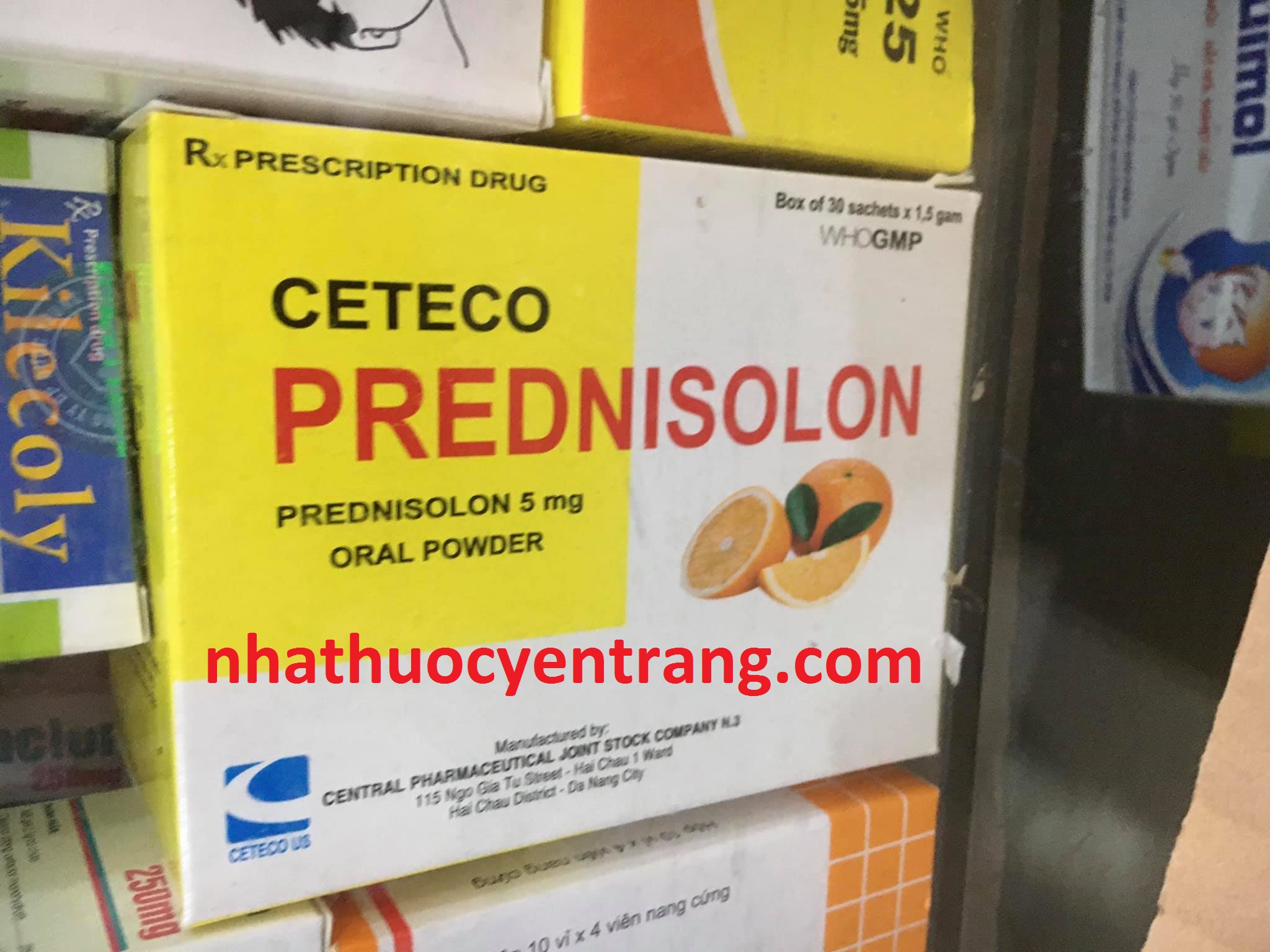 Prednisolon gói Ceteco