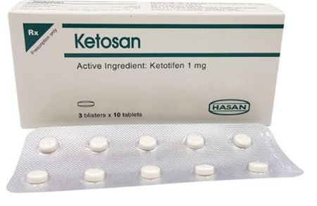 Ketosan 1mg (viên nén)