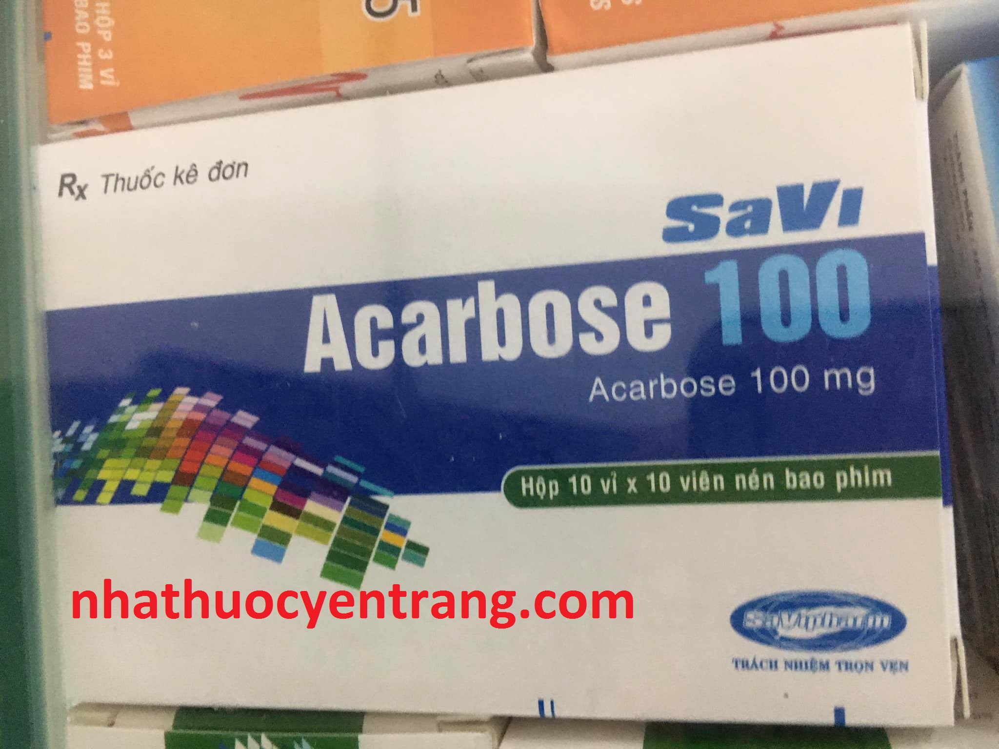 Acarbose 100mg Savi