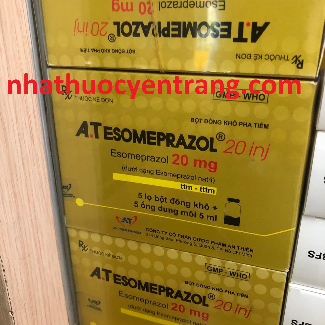 A.T Esomeprazol 20mg injection