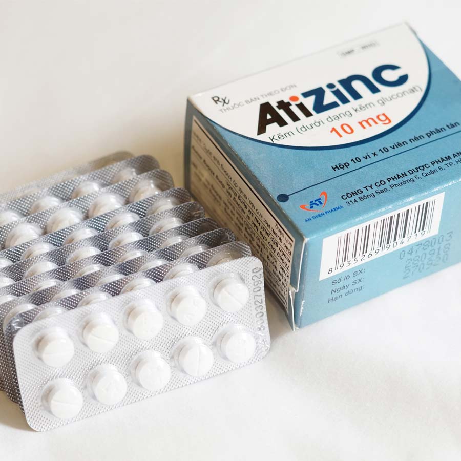 A.T Zinc 10mg (viên)