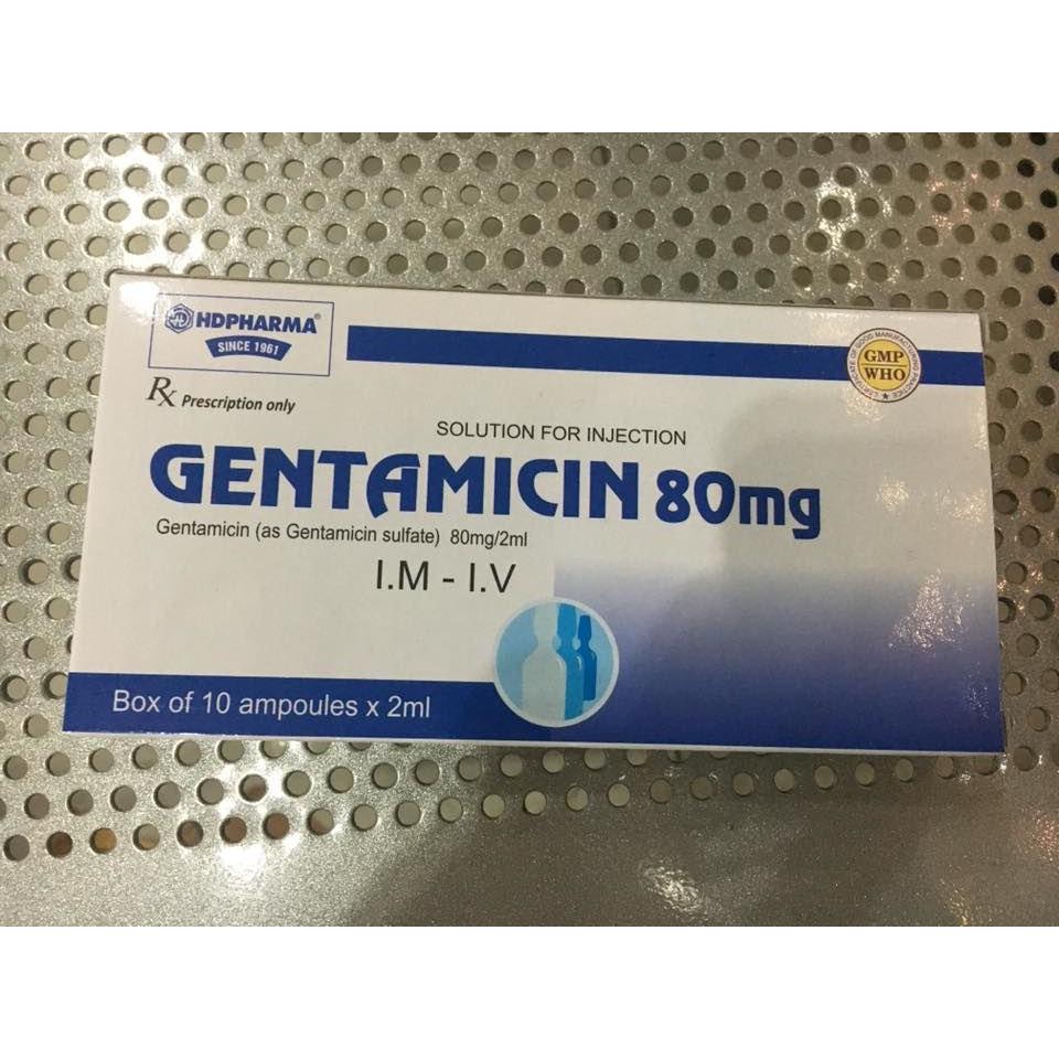 Gentamicin 80mg/2ml Hải Dương