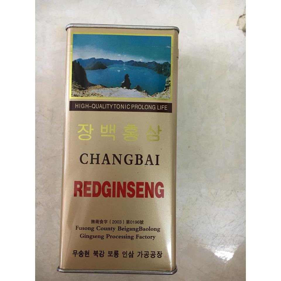 Hồng sâm củ khô hộp sắt Hàn Quốc - Changbai RedGinseng