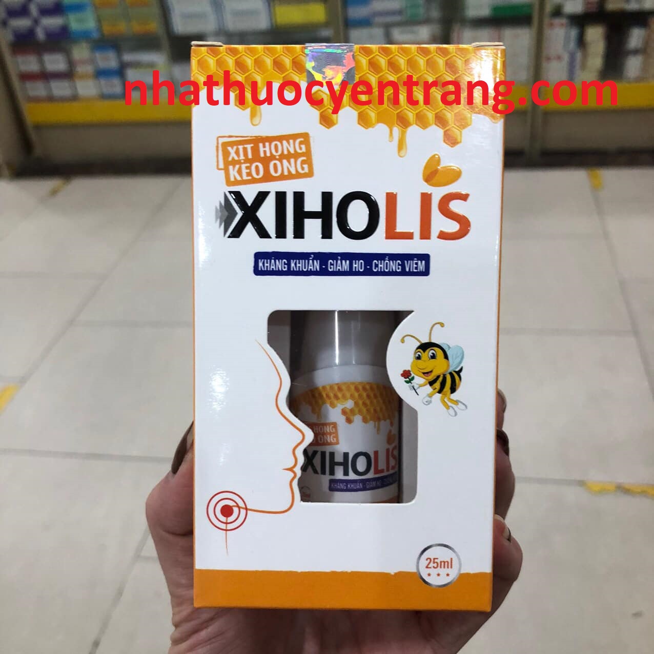 Xịt họng keo ong Xiholis