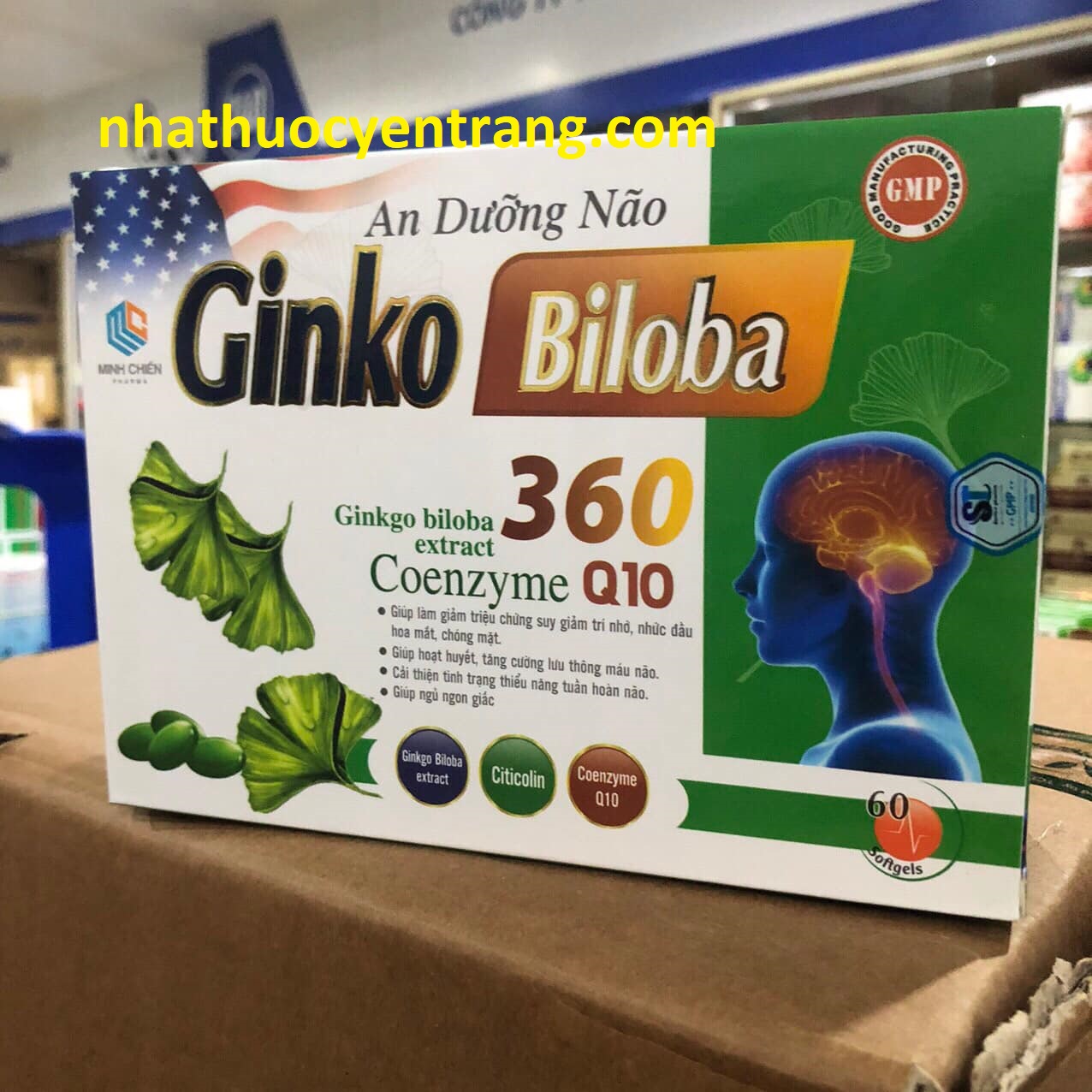 An Dưỡng Não Ginkgo Biloba 360mg