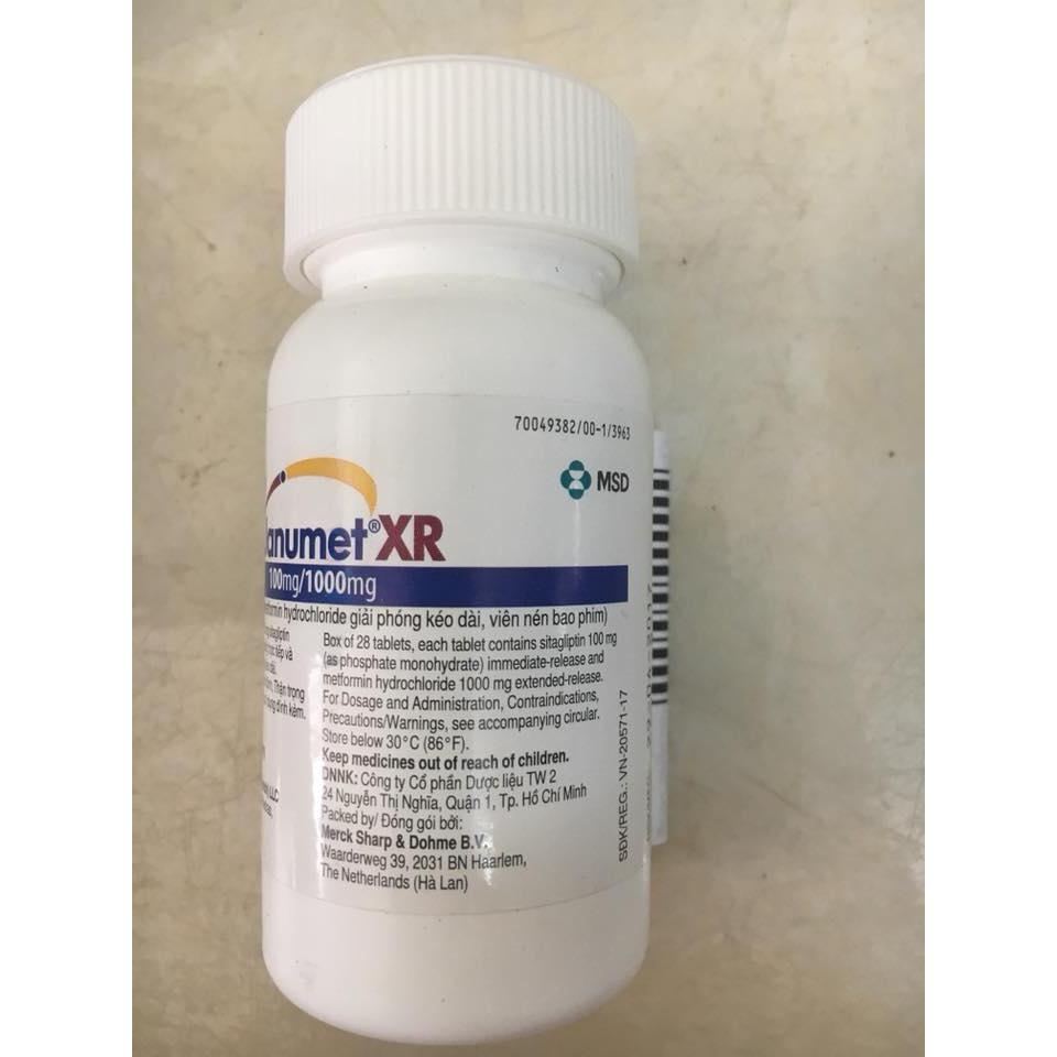 Janumet XR 100mg/1000mg